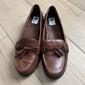 Michel M Women’s Leather Tassel Loafer